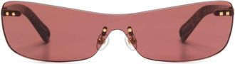 Jacquemus rimless sunglasses - Brown
