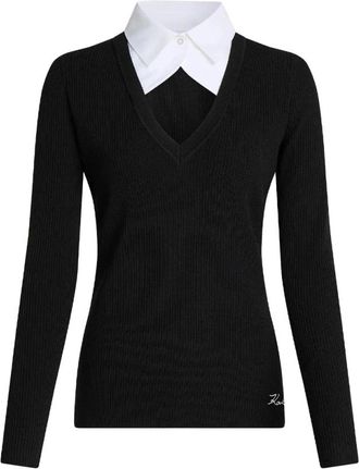 Karl Lagerfeld Mujer, Jerseys, Negro, Talla: L