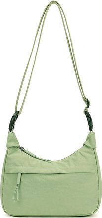 Generic Womens Nylon Shoulder Bag, Vintage Crossbody Bag, Commuter Underarm Bag with Adjustable Shoulder Strap,Smooth Zipper Closure, Applies to Daily Commuti