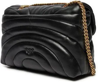 Pinko Love Puff Crossbody Bag - Black