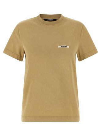 Jacquemus Beige Logo T-shirt