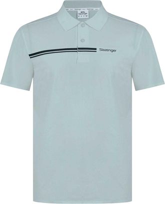 Slazenger Polyester golfpoloshirt voor heren (Grijs)