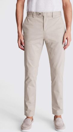 Moss Slim Fit Stone Stretch Chinos