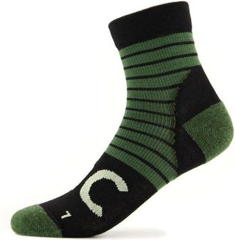 Stoic Merino MTB Quarter Socks Velosocken - Unisex | schwarz