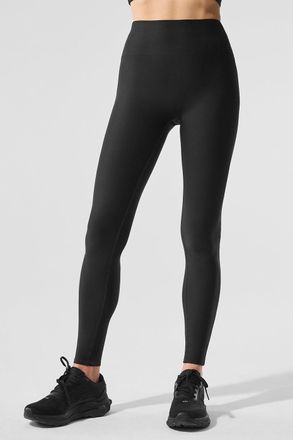 Alo | Airlift High-Waist Sleek Legging in Black, Size: Medium