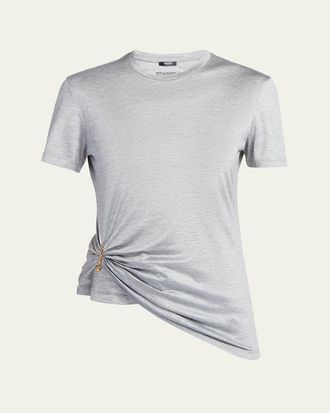 Tシャツ・カットソー Versace \"Underwater Baroque\" T-Shirt Versace Underwater baroque graphic print crew neck t-shirt