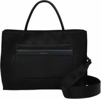 Radley London Holland Park Medium Ziptop Satchel Bag in Black at Nordstrom