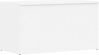 vidaXL Ba&uacute;l De Almacenamiento Madera Contrachapada Blanco 84x42x46 Cm Vidaxl