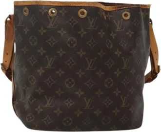 Louis Vuitton Pre-owned Bucket Bags, female, Brown, Size: ONE SIZE Pre-owned Canvas louis-vuitton-bags