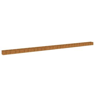 Berkfield Home Garden Raised Bed 1152x50x36 cm Corten Steel in Brown | Size: 1152 x 50 x 36 cm