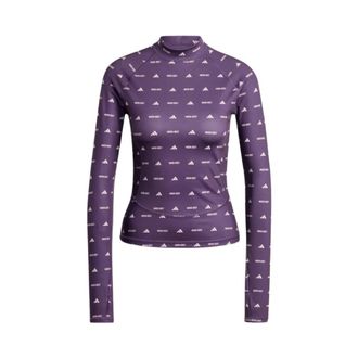 adidas Long Sleeve Training Tops, female, Purple, Size: M x Moon Boot Long Sleeve Top