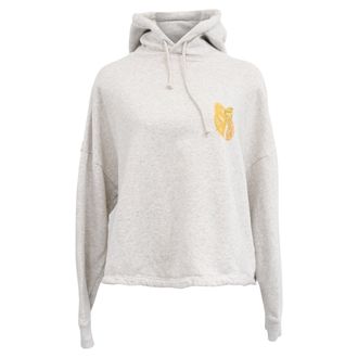 BA&SH Ba & Sh Daniel M&eacute;lange Hoodie in Grey Cotton