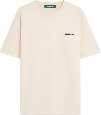 Barrow Iconic Jersey T-Shirt - Heren - T-shirts - Beige - XL - Katoen - Tops