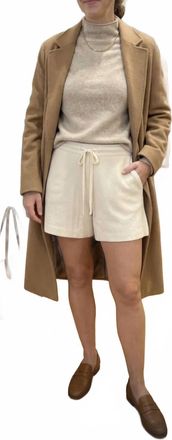 SPRWMN Womens Sweat Shorts In Chalk