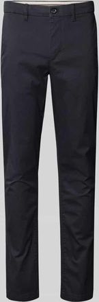 Tommy Hilfiger Slim Fit Chino aus Baumwoll-Mix Modell BLEECKER in Marine, Größe 31/32