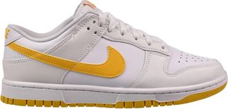 Nike Dunk Low Sneaker in White / University Gold Men Low-Top