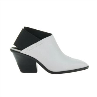 Naked Feet Womens Eros Mules In Dove Grey Leather