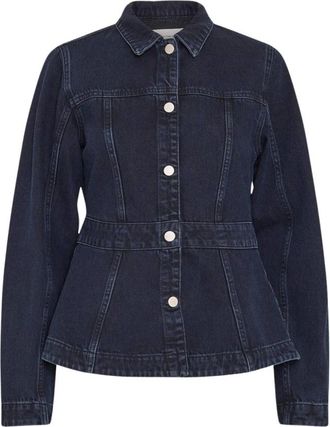Moss Copenhagen MSCHEvi Denim Jacket - Dames - Jassen - Blauw - Maat: XS Denim