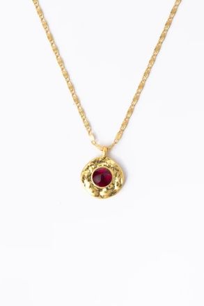 Classicharms Roaming Venus Crystal Molten Pendant Necklace in Gold/red at Nordstrom