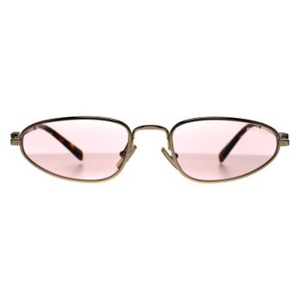 Miu Miu Ovaal Dames Licht Goud Roze MU52AS