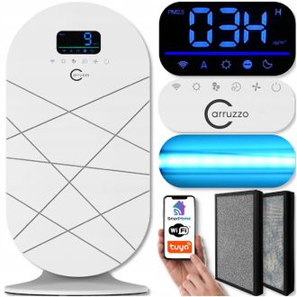 OEM Purificador De Aire Grande Potente Silencioso Inteligente Wifi + Filtro Hepa Ionizaci&oacute;n Uv