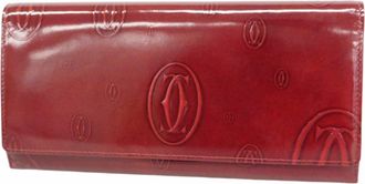 Cartier Bordeaux Long Wallet (Bi-Fold) (Pre-Owned)