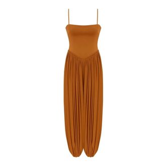 Zimmermann Jumpsuits, female, Brown, Size: XS Luna Jersey Jumpsuit
