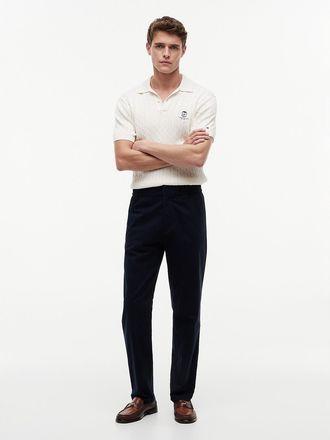Tommy Hilfiger Mens Elastic-Waist Dobby Pant - Navy - XXL