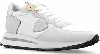 Philippe Model Womens Tropez Haute Low-Top Sneakers In Mondial Blanc