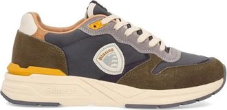 Blauer Politie Sneaker - Heren - Sneakers - Groen - 45 EU - Su&egrave;de - Schoenen