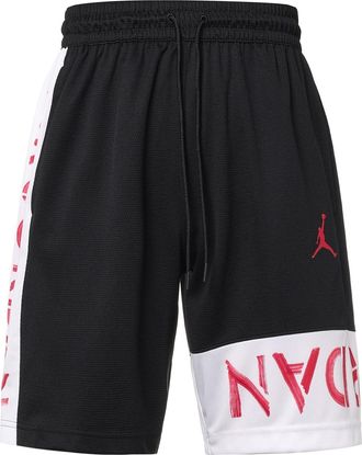 Nike Jordan Air Jordan Contrasting Colors Breathable Basketball Sports Shorts Black DN1457-010