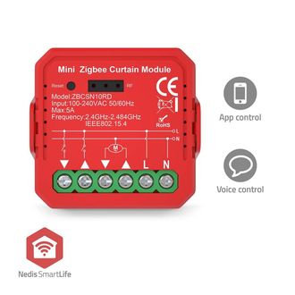 Nedis Interruptor De Encendido Smartlife Zigbee 3.0 1000 W Conexi&oacute;n Por Terminal Aplicaci&oacute;n Disponible Para: Android / Ios