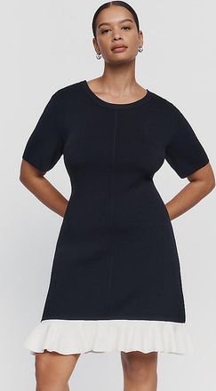 Maeve Mod Ruffled Mini Dress
