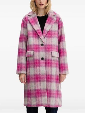Desigual checked coat - Rosa