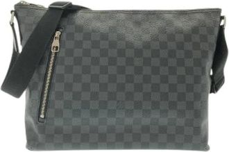 Louis Vuitton Pre-owned Damier Graphite Mick Shoulder Bag - Dames - Vintage Schoudertas - Zwart - ONE Size - Vintage