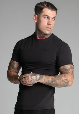 Siksilk Camiseta Smart Tech Negra Masculino M
