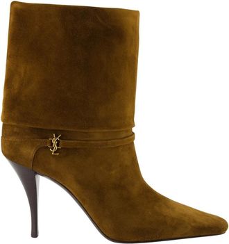 Saint Laurent Mujer, Zapatos, Marr&oacute;n, Talla: 39 1/2 EU