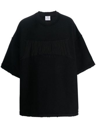 VETEMENTS Sweater met korte mouwen - Zwart