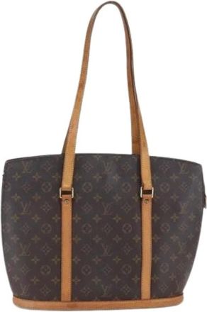 Louis Vuitton Pre-owned Tote Bags, female, Brown, Size: ONE SIZE Pre-owned Canvas Tote Bag