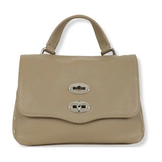 Zanellato Tassen, Dames, Grijs, ONE Size, Leer, Postina Baby