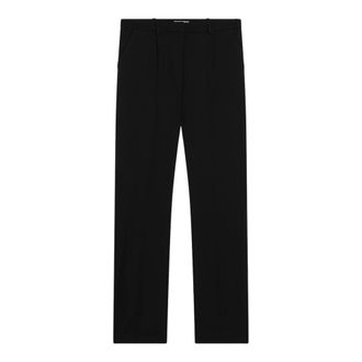 Balenciaga Slim-fit Trousers, female, Black, Size: XS Slim Tailored Pants