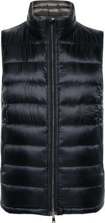Herno reversible gilet - men - Polyamide/Goose Down/Goose Feather - 50 - Blue