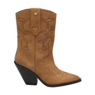 Fabienne Chapot Cowboy Boots, female, Brown, Size: 11 US Brown Pointed Toe Cowboy Boots