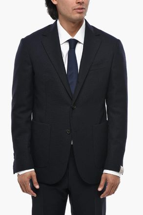 Corneliani CIRCLE Blazer Sfoderato con Tasche a Toppa Corneliani