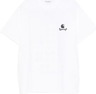 Carhartt Work in Progress logo-print T-shirt - men - Cotton - S - White