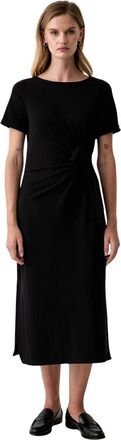 DKNY Abito Midi Dritto in Maglia - - Dresses - Donna - Nero - XL
