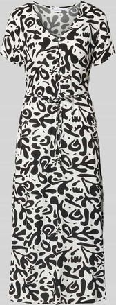 Pieces A-Linien Midikleid aus reiner Viskose Modell BARRI in Black, Gr&ouml;&szlig;e XL
