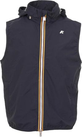 K-Way Valen Vest voor Tussenseizoen - Heren - Bodywarmers - Blauw - M - Polyester - Jassen