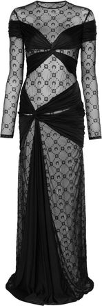 Marine Serre Moon Diamant Gown - Womens - Polyamide/Spandex/Elastane/Recycled Polyamide/Recycled Elastane