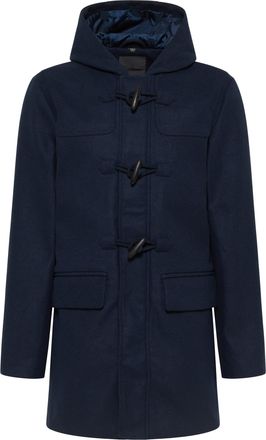 Dreimaster Dreimaster Overgangsjas van wolmix Heren nachtblauw